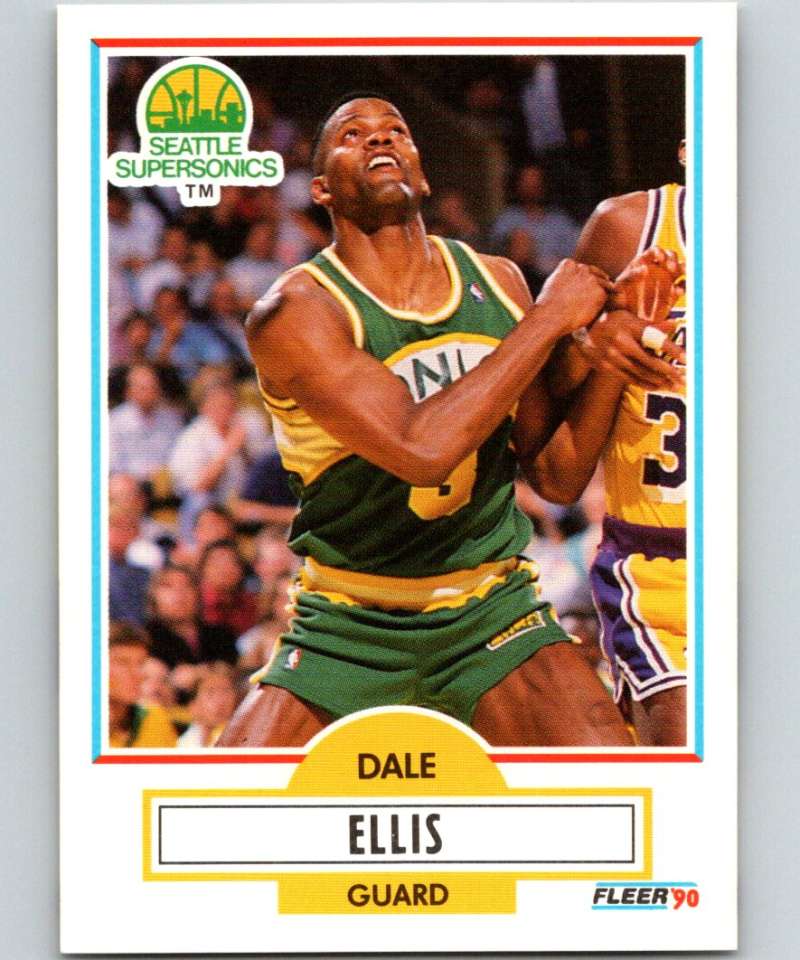1990-91 Fleer #177 Dale Ellis NBA Basketball Image 1