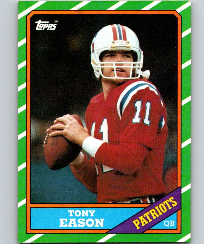 1986 Topps #30 Tony Eason Patriots NFL Football