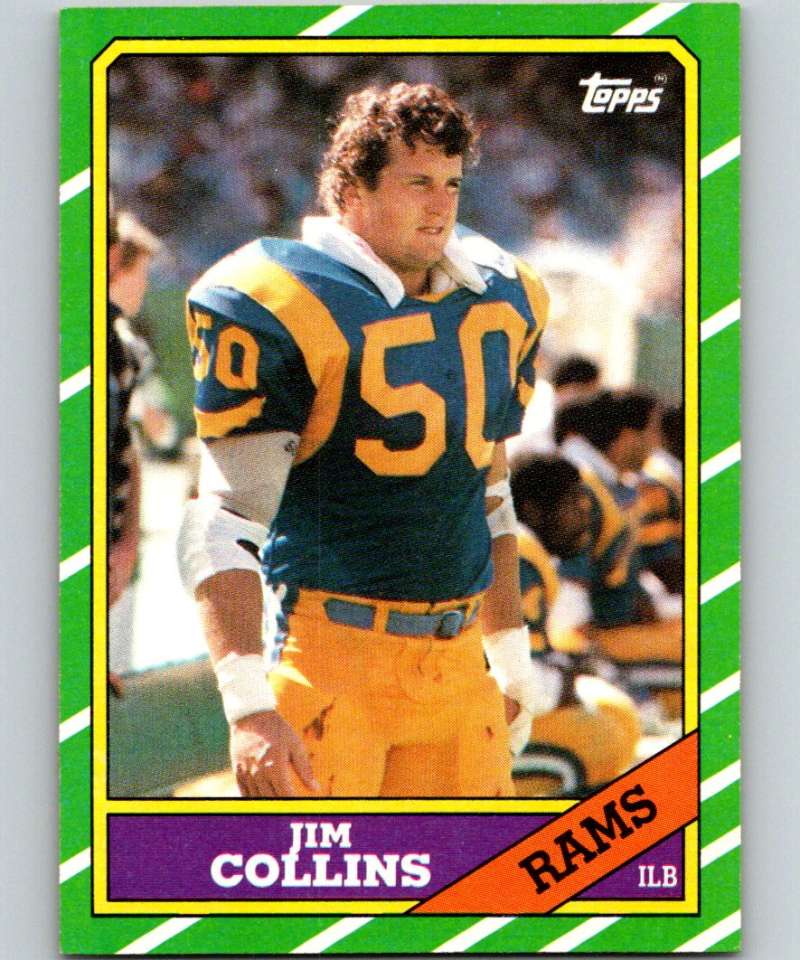 1986 Topps #89 Jim Collins LA Rams NFL Football