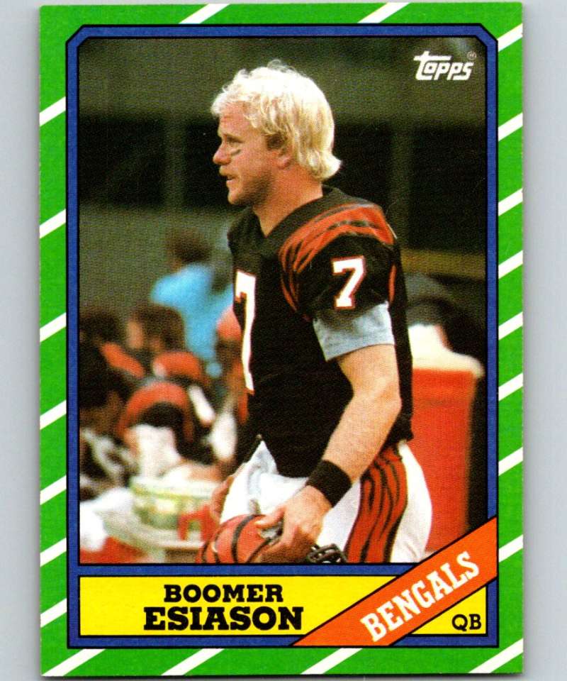 1986 Topps #255 Boomer Esiason RC Rookie Bengals NFL Football