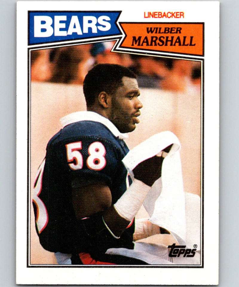 1987 Topps #59 Wilber Marshall Bears NFL Football