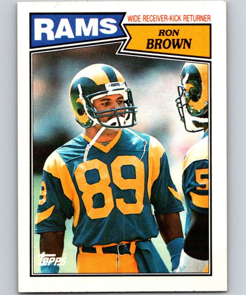 1987 Topps #148 Ron Brown LA Rams NFL Football