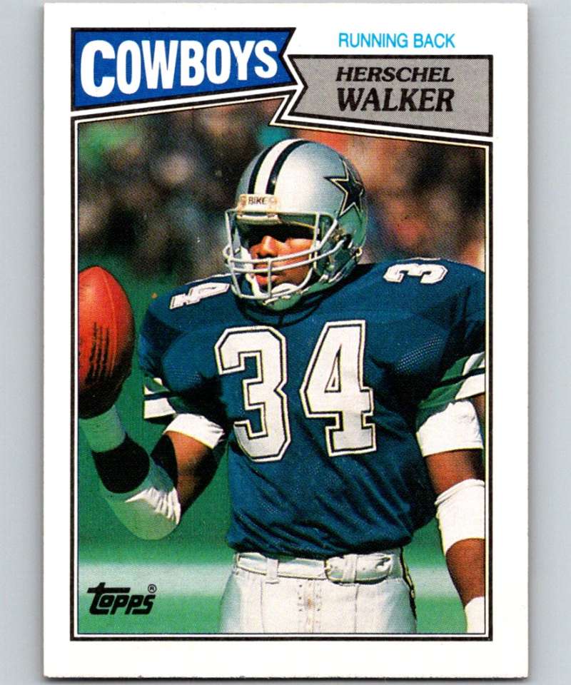 1987 Topps #264 Herschel Walker RC Rookie Cowboys NFL Football