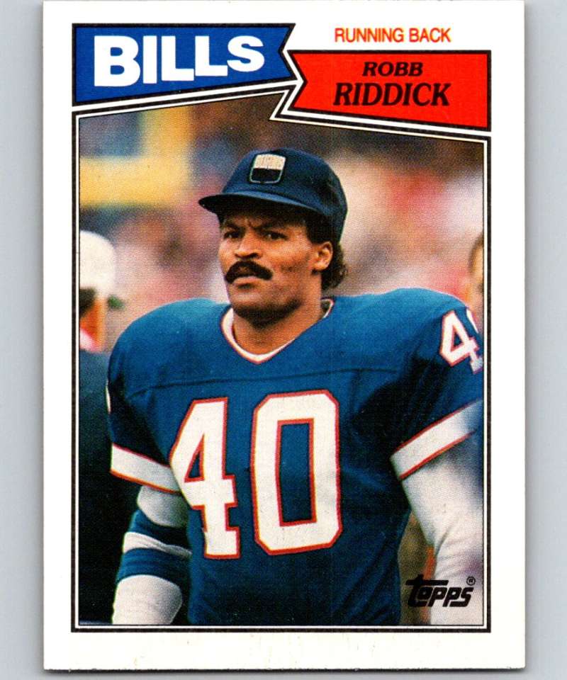 1987 Topps #363 Robb Riddick RC Rookie Bills NFL Football Image 1