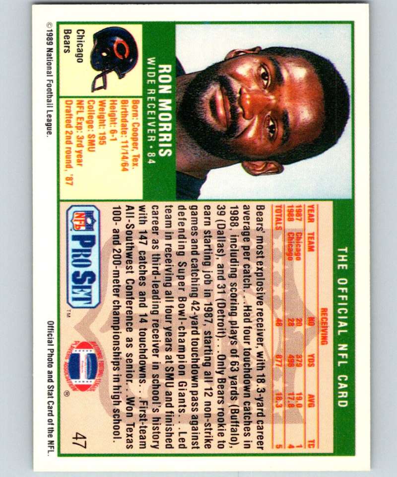 1989 Pro Set #47 William Perry/ SP Bears NFL Football