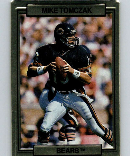 1989 Action Packed Test #10 Mike Tomczak Bears NFL Football