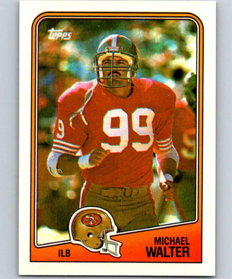 1988 Topps #49 Michael Walter 49ers NFL Football