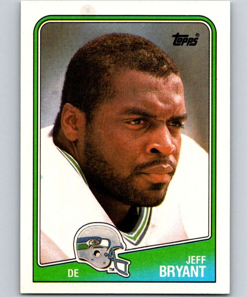 1988 Topps #142 Jeff Bryant Seahawks NFL Football Image 1