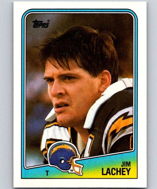 1988 Topps #211 Jim Lachey Chargers NFL Football Image 1