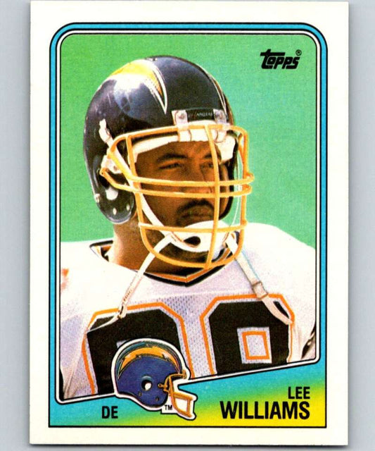 1988 Topps #212 Lee Williams Chargers NFL Football Image 1