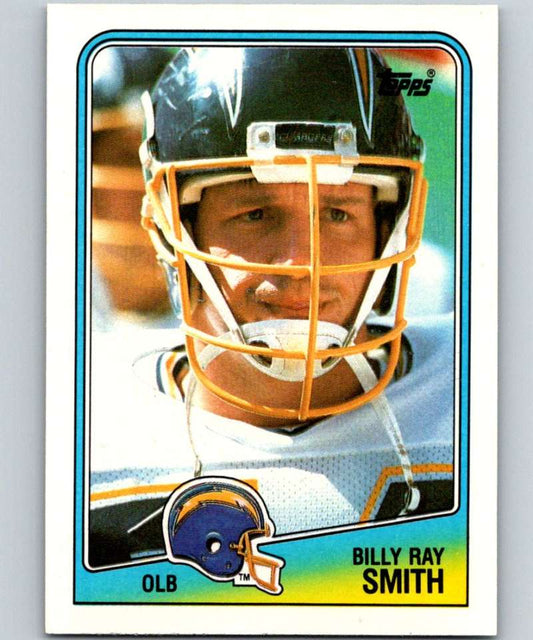 1988 Topps #213 Billy Ray Smith Chargers NFL Football Image 1