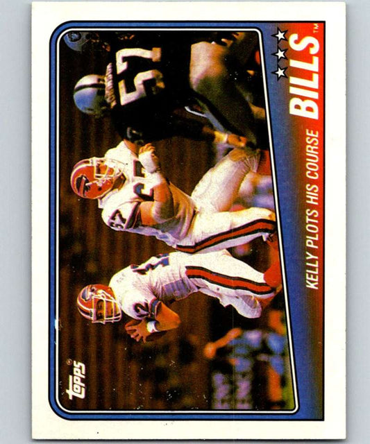 1988 Topps #220 Buffalo Bills Jim Kelly Bills TL NFL Football Image 1