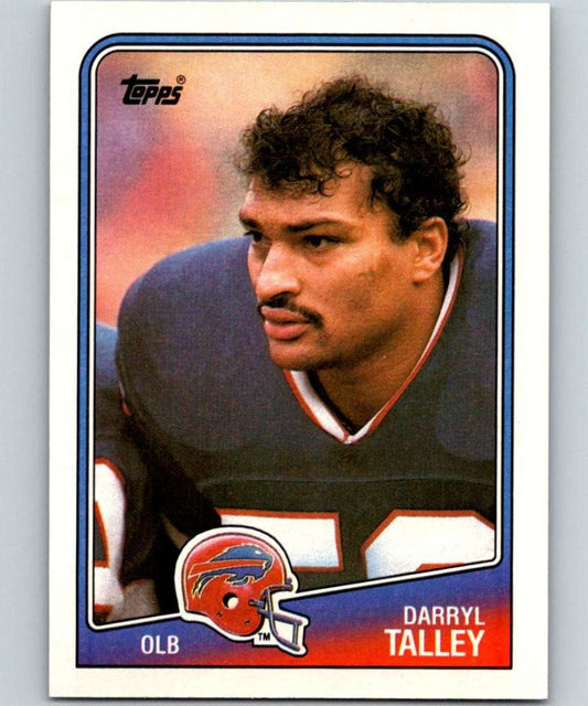 1988 Topps #228 Darryl Talley Bills NFL Football Image 1