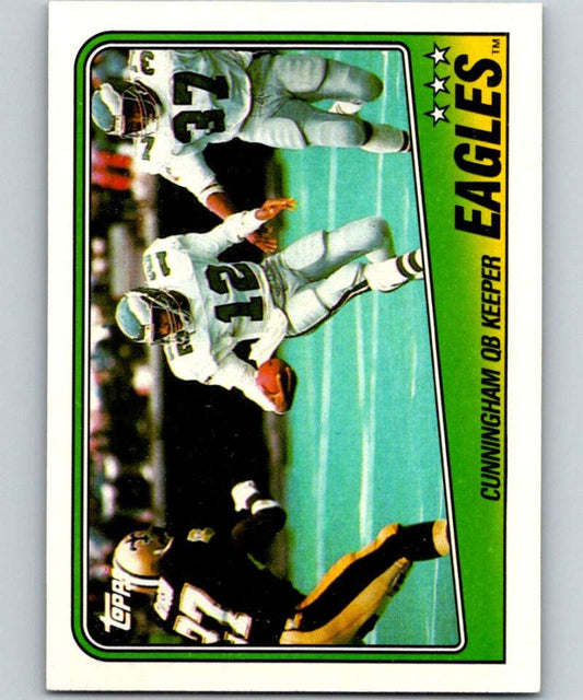 1988 Topps #233 Randall Cunningham Eagles TL NFL Football Image 1