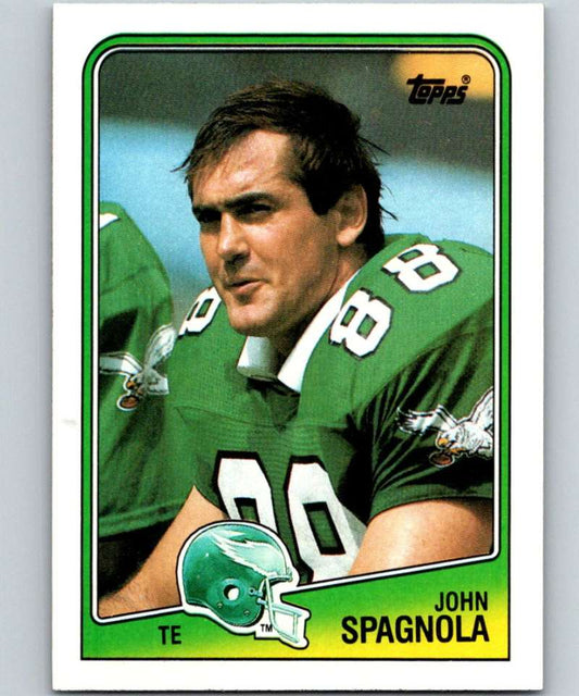 1988 Topps #239 John Spagnola Eagles NFL Football Image 1