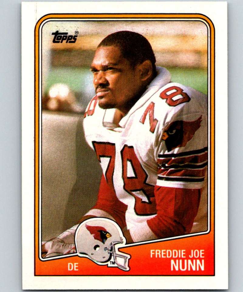 1988 Topps #256 Freddie Joe Nunn Cardinals NFL Football Image 1