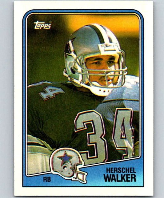 1988 Topps #261 Herschel Walker Cowboys NFL Football Image 1