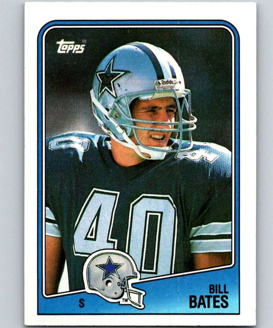 1988 Topps #269 Bill Bates Cowboys NFL Football