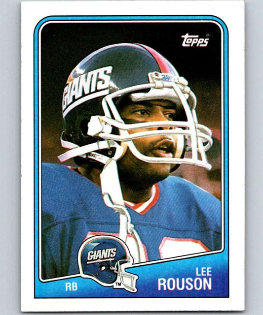 1988 Topps #274 Lee Rouson NY Giants NFL Football Image 1