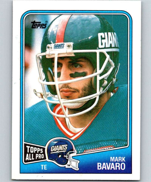 1988 Topps #277 Mark Bavaro NY Giants NFL Football