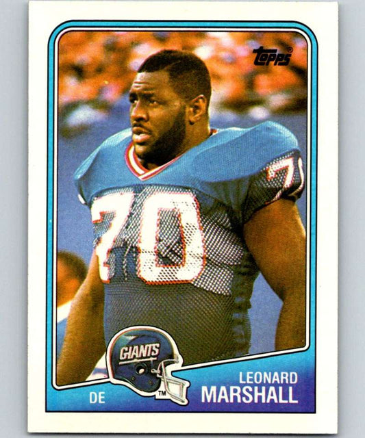 1988 Topps #281 Leonard Marshall NY Giants NFL Football