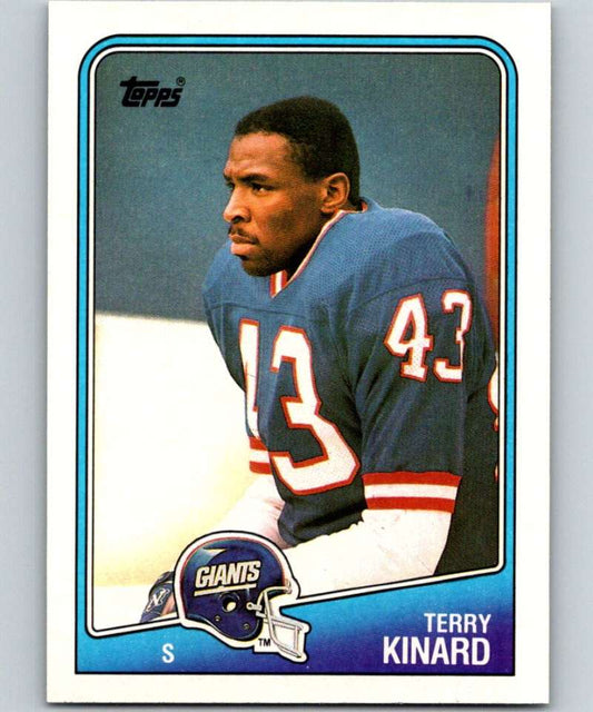 1988 Topps #286 Terry Kinard NY Giants NFL Football Image 1