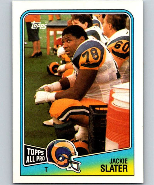 1988 Topps #295 Jackie Slater LA Rams NFL Football