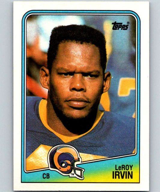 1988 Topps #298 Leroy Irvin LA Rams NFL Football Image 1