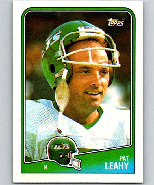 1988 Topps #308 Pat Leahy NY Jets NFL Football Image 1