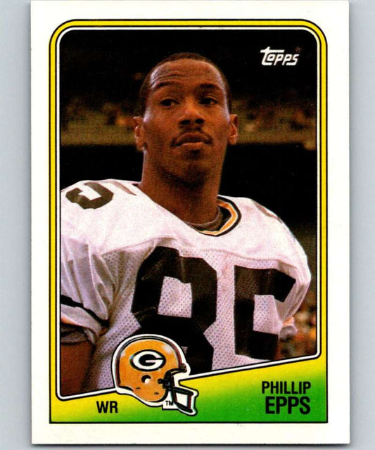 1988 Topps #317 Phillip Epps Packers NFL Football Image 1