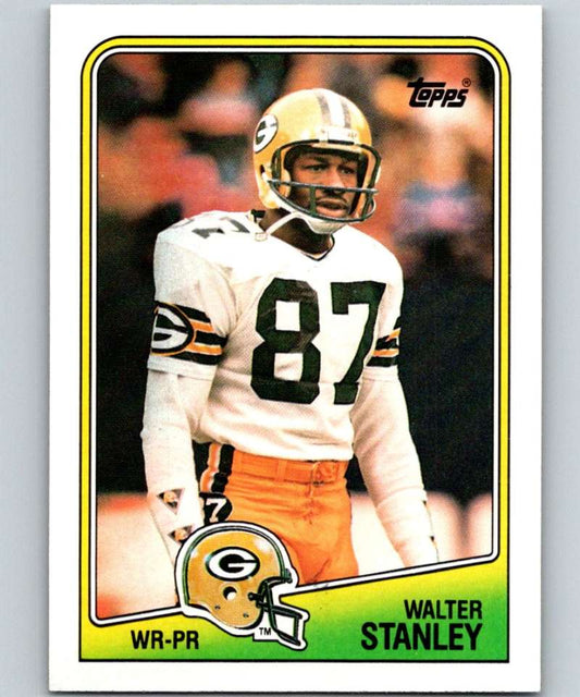 1988 Topps #318 Walter Stanley Packers NFL Football Image 1