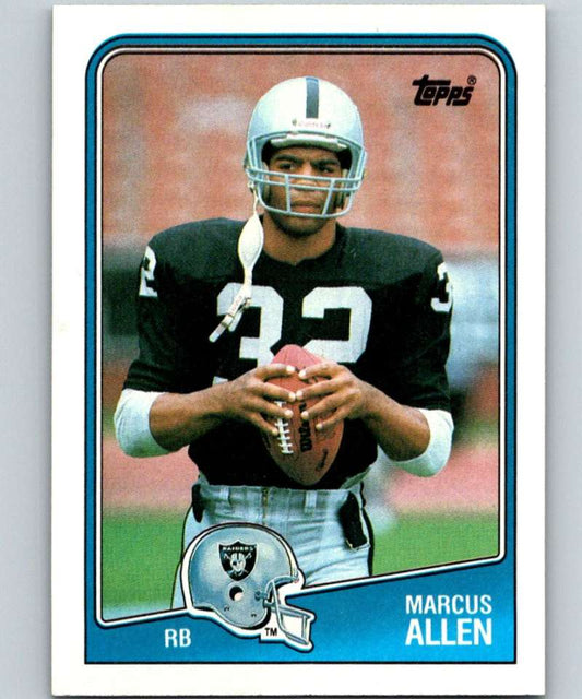 1988 Topps #328 Marcus Allen LA Raiders NFL Football Image 1