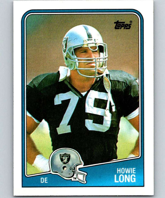 1988 Topps #333 Howie Long LA Raiders NFL Football