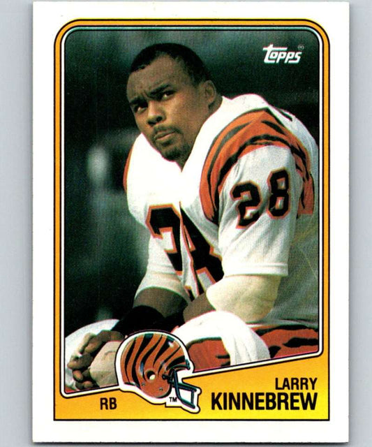 1988 Topps #341 Larry Kinnebrew Bengals NFL Football Image 1