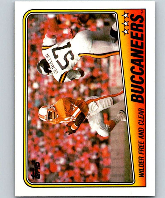 1988 Topps #350 James Wilder Buccaneers TL NFL Football Image 1