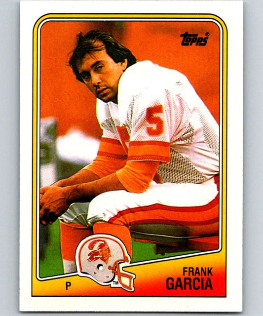 1988 Topps #351 Frank Garcia Buccaneers NFL Football Image 1