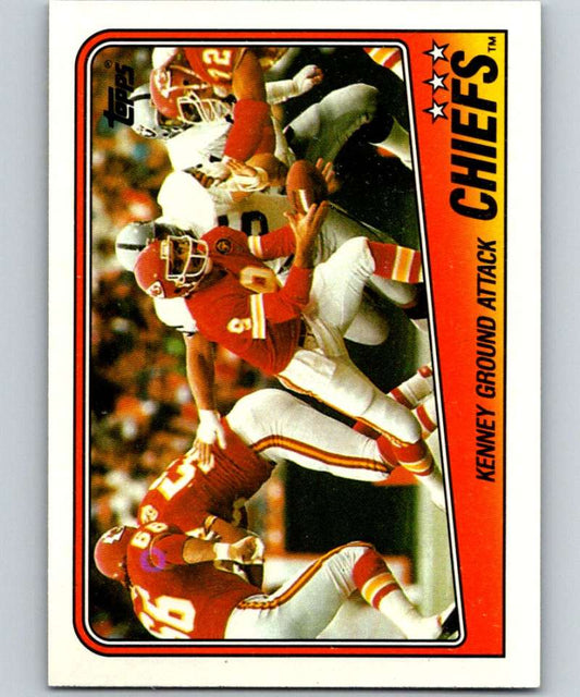 1988 Topps #361 Bill Kenney Chiefs TL NFL Football Image 1