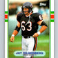 1989 Topps #59 Jay Hilgenberg Bears UER NFL Football Image 1