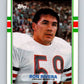 1989 Topps #61 Ron Rivera Bears NFL Football Image 1