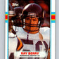 1989 Topps #80 Ray Berry Vikings NFL Football Image 1