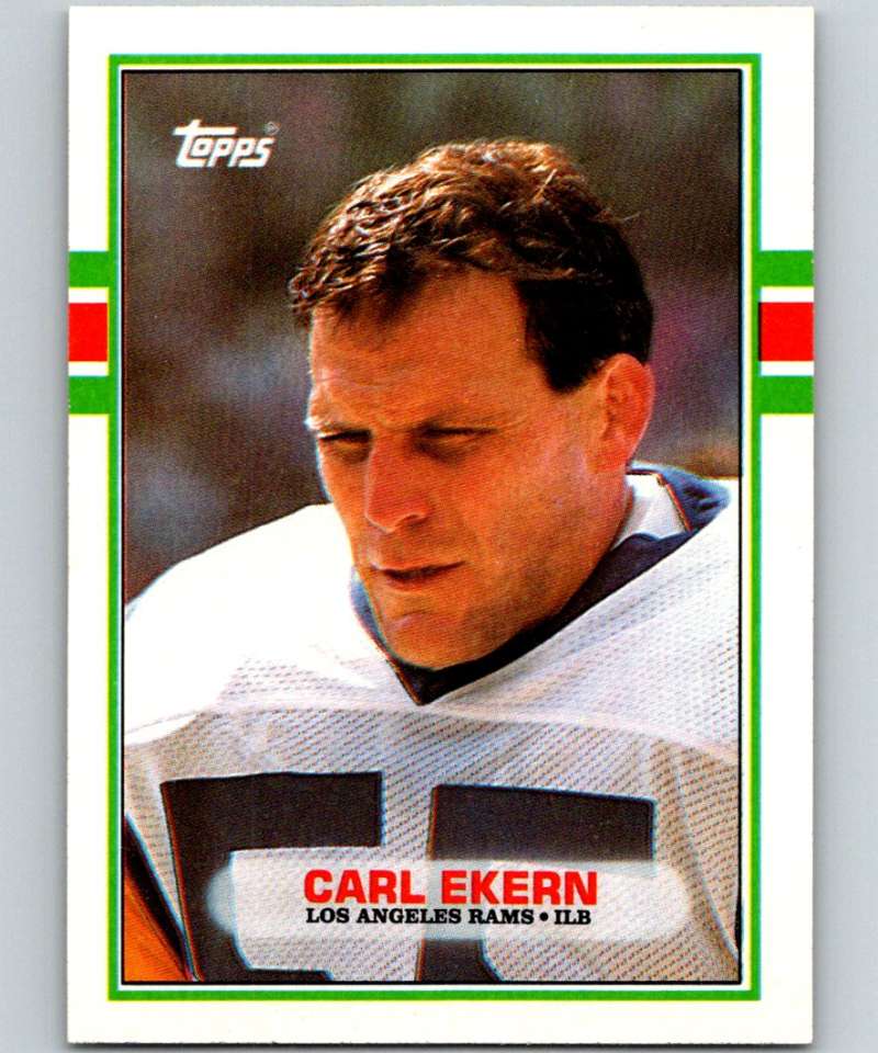 1989 Topps #126 Carl Ekern LA Rams NFL Football