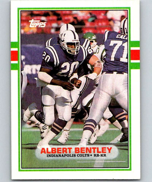 1989 Topps #216 Albert Bentley Colts NFL Football