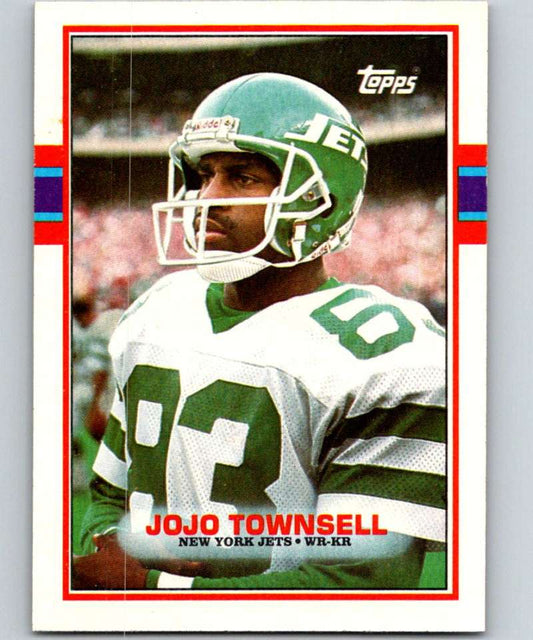 1989 Topps #234 Jo Jo Townsell NY Jets NFL Football Image 1