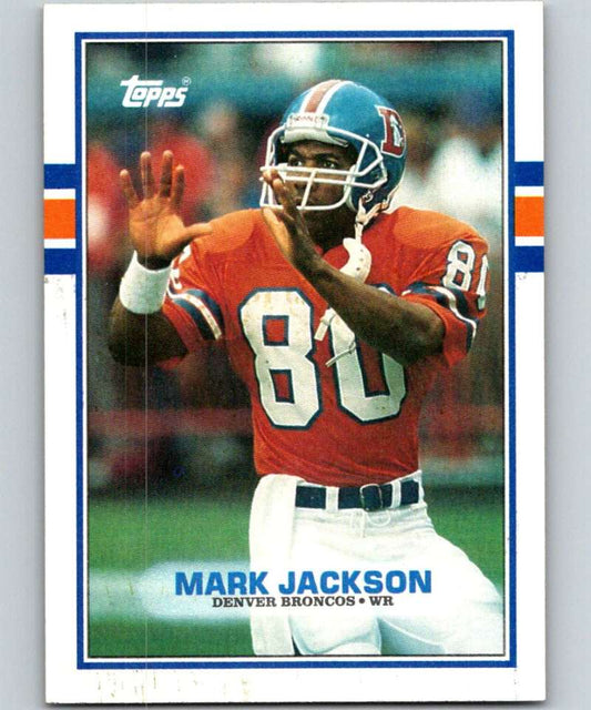 1989 Topps #242 Mark Jackson Broncos NFL Football Image 1
