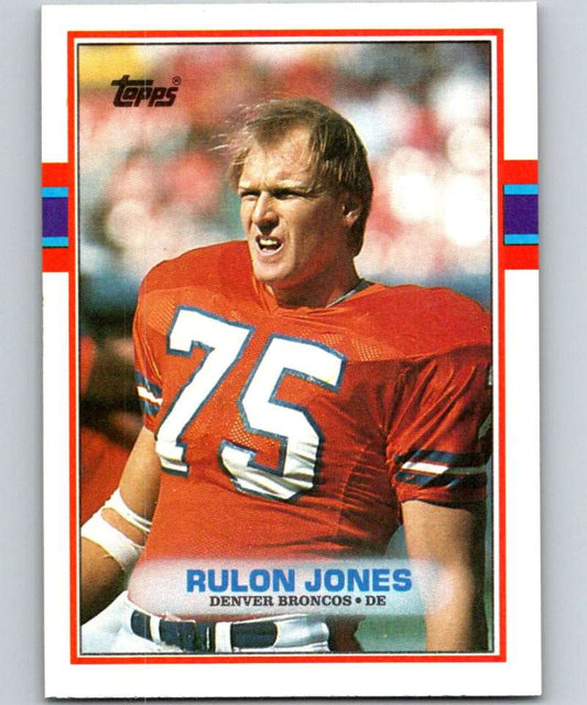 1989 Topps #248 Rulon Jones Broncos NFL Football