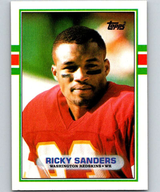 1989 Topps #263 Ricky Sanders Redskins NFL Football