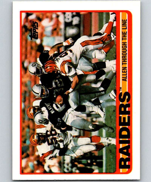 1989 Topps #264 Marcus Allen LA Raiders TL NFL Football