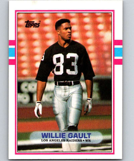 1989 Topps #272 Willie Gault LA Raiders NFL Football Image 1