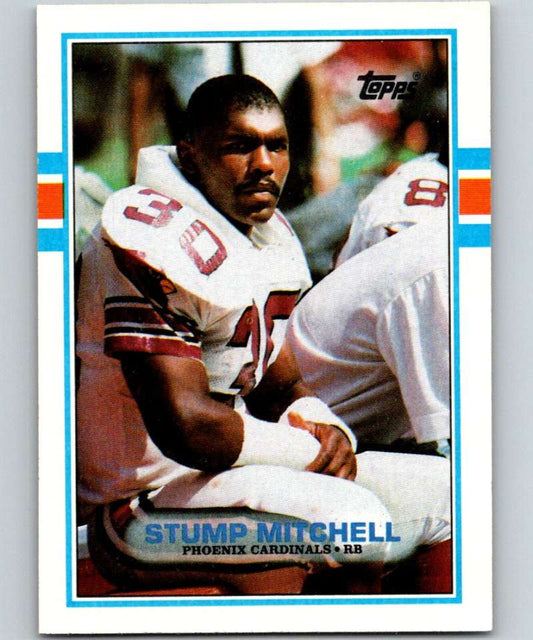 1989 Topps #288 Stump Mitchell Cardinals NFL Football Image 1