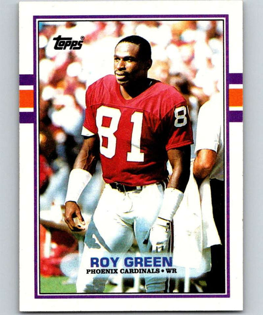 1989 Topps #289 Roy Green Cardinals NFL Football Image 1